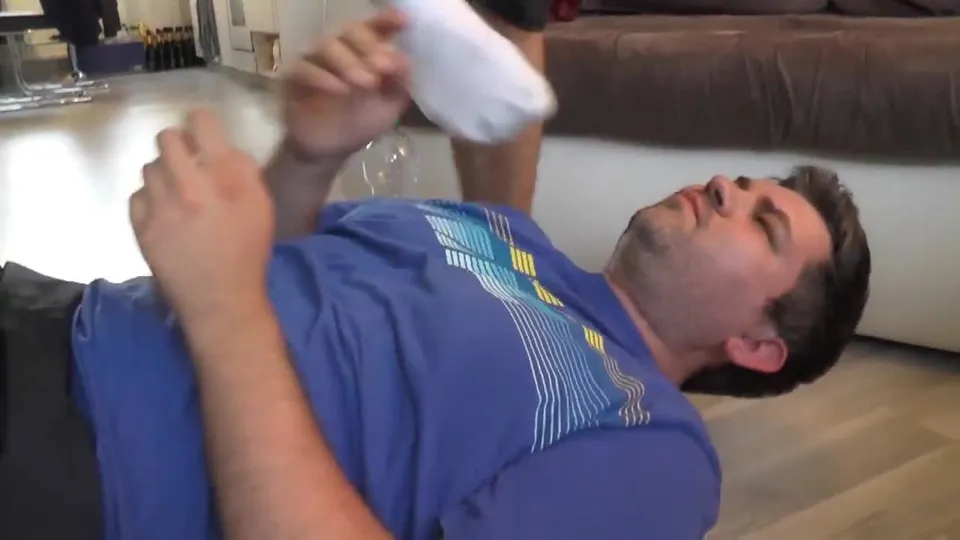 Master Luca's Gay Feet Trampling