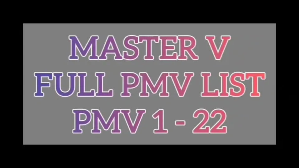 Master V's Full PMV List (1-22) @damnbros51 - ThisVid.com