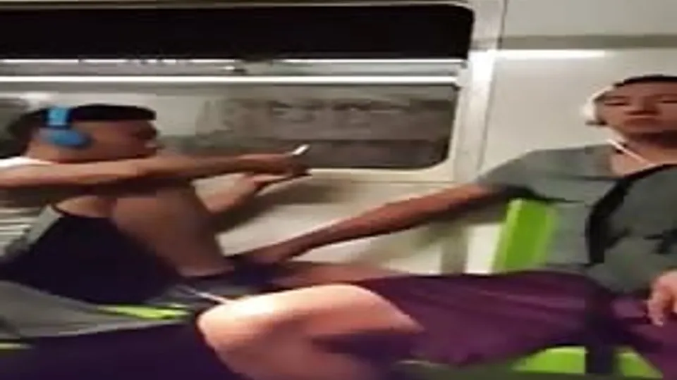 masturbating a stranger in the subway