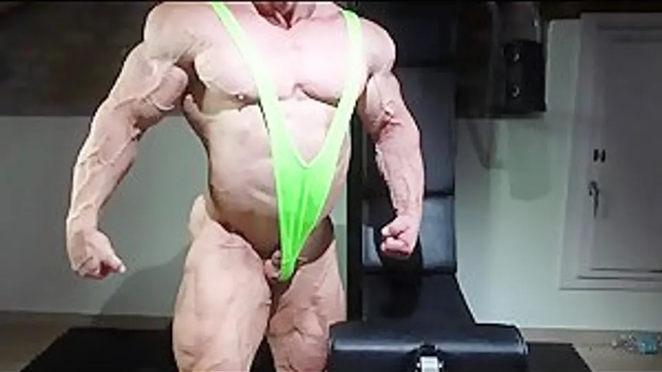 Matti flexes his Godly body