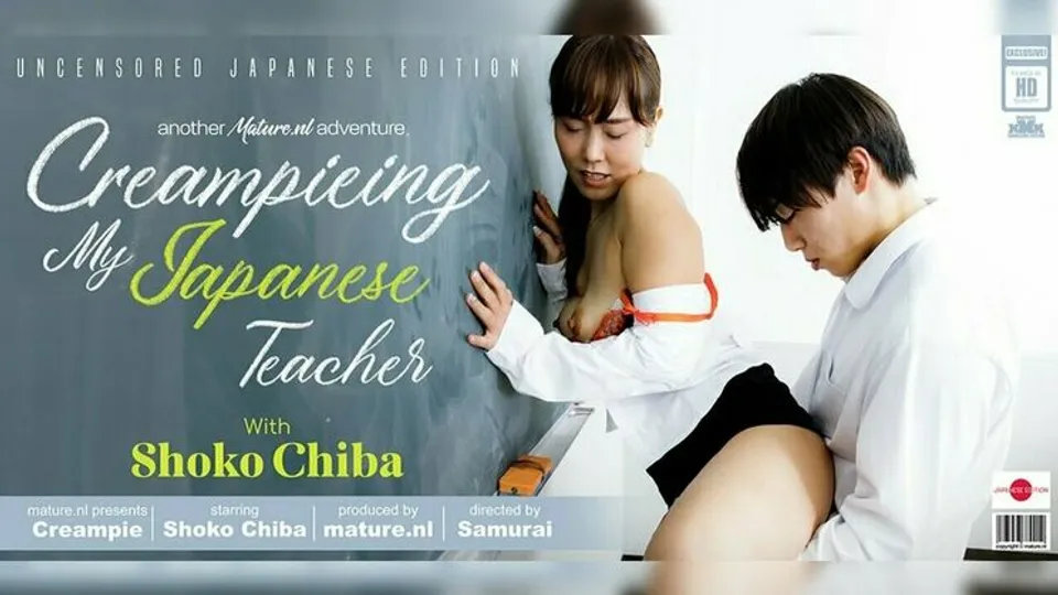 Mature.nl - AyumuShoko Chiba - Shoko Chiba is a hot Japanese teacher that gets fucked by her student and getting a creampie 