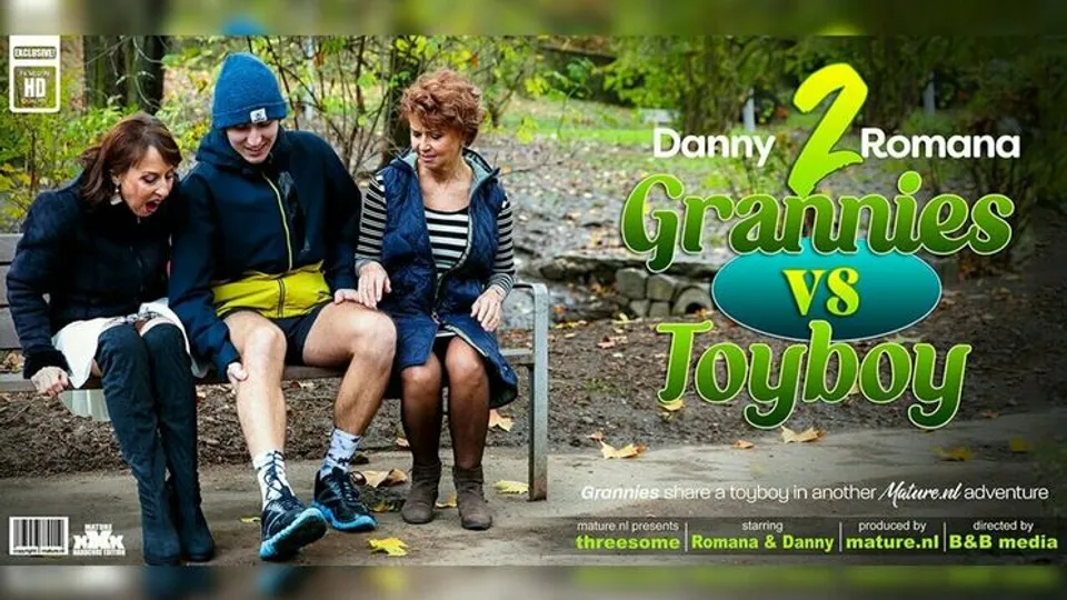 Mature.nl - DannyRomanaStefan - Running toyboy has the best threesome with horny grannies Danny and Romana 