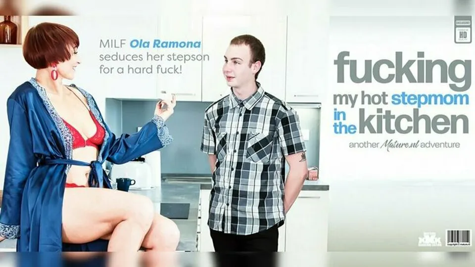 Mature.nl - Fancy FrancisOla Ramona - Seduced to fuck my hot perfect ass stepmom Ola Ramona in the kitchen while my dads at work 