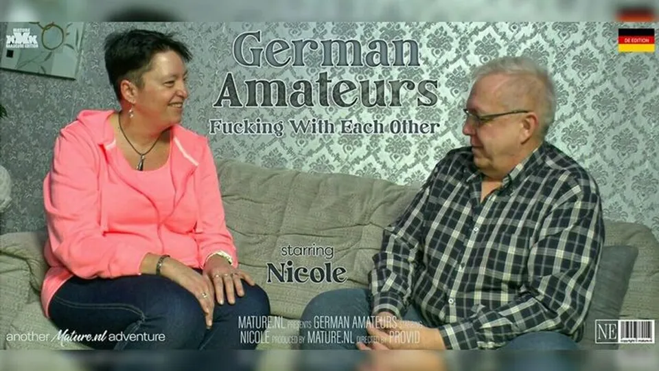 Mature.nl - Nicole S. (EU)Willi - Horny German amateurs fucking with each other on the couch 