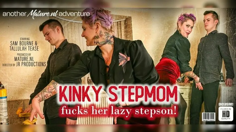 Mature.nl - Sam BourneTallulah Tease (EU) - Kinky Stepmon fucks her lazy stepson! 