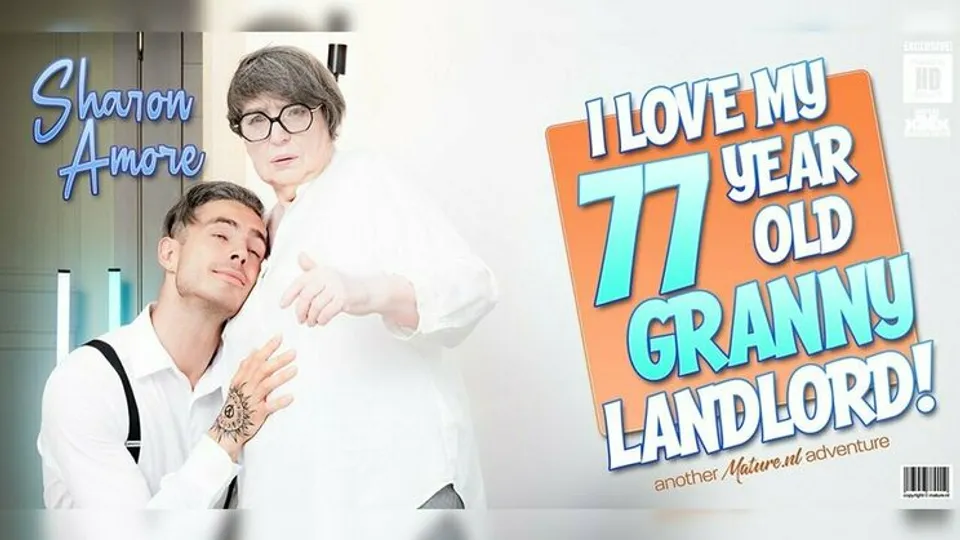 Mature.nl - Willy RegalSharon Amore - Toyboy student gets caught by his 77 year old anal loving granny landlord Sharon Amore jerking off 