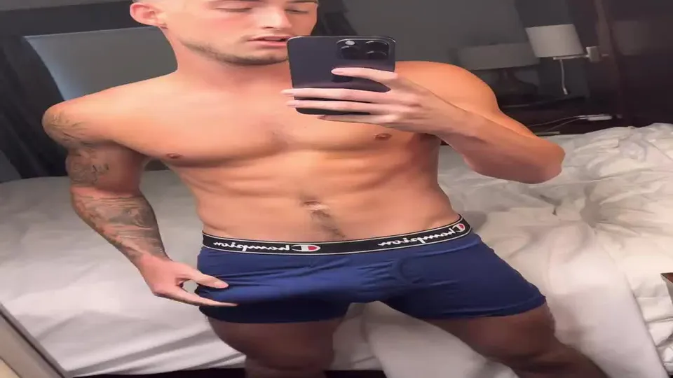 MaxPrice Nude Leaks Gay Porn, Big Bulge XXL Dick Slutty Jock Stud Jerking Off, Six Pack Chest (19).mp4
