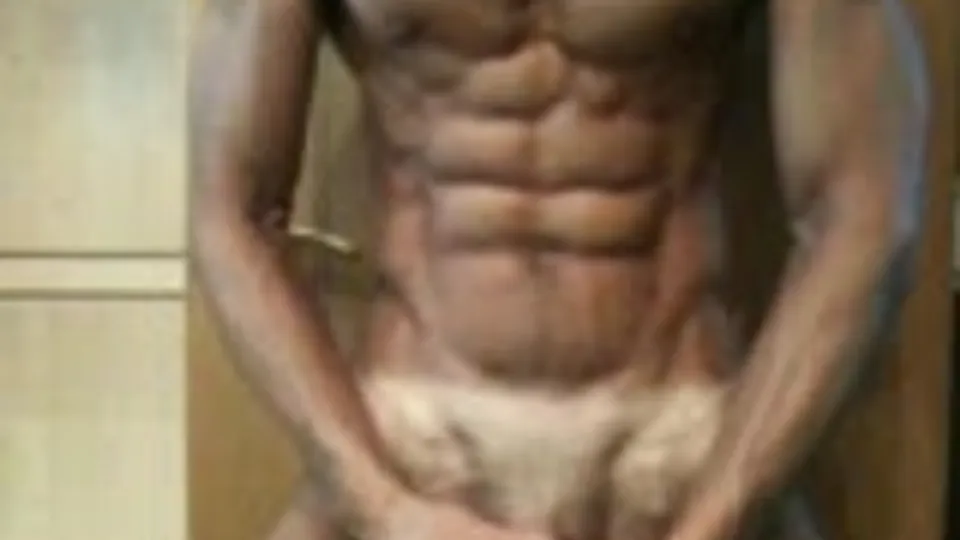 me wanking (RIPPED ABS)