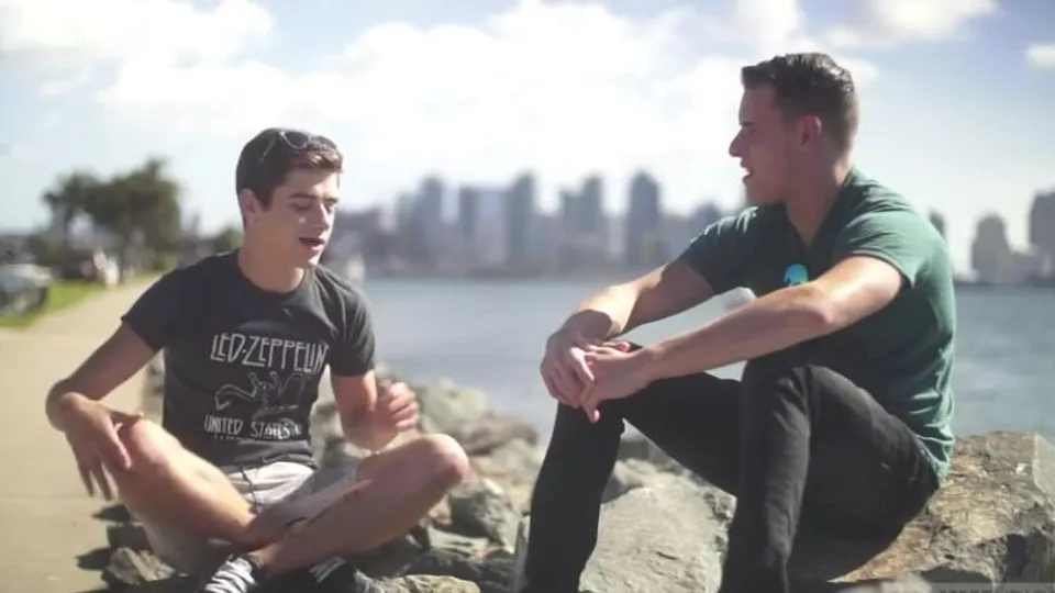Gay Waterfront Encounter