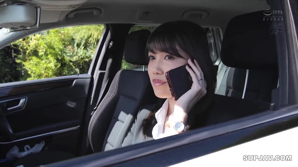 Office Girl in Car Gets Down