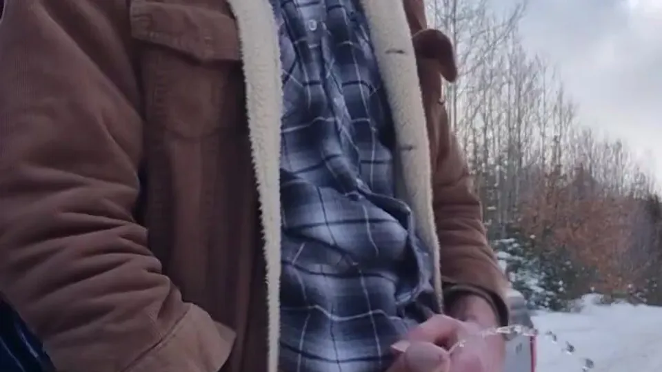 Midwestern Granddad's Big Piss & Load
