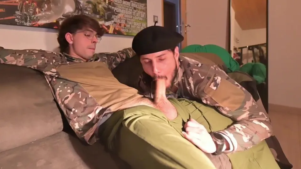 Military cosplay - blow job - ThisVid.com