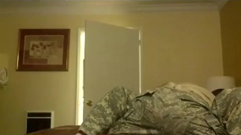 Military guys having fun in a hotel room - ThisVid.com