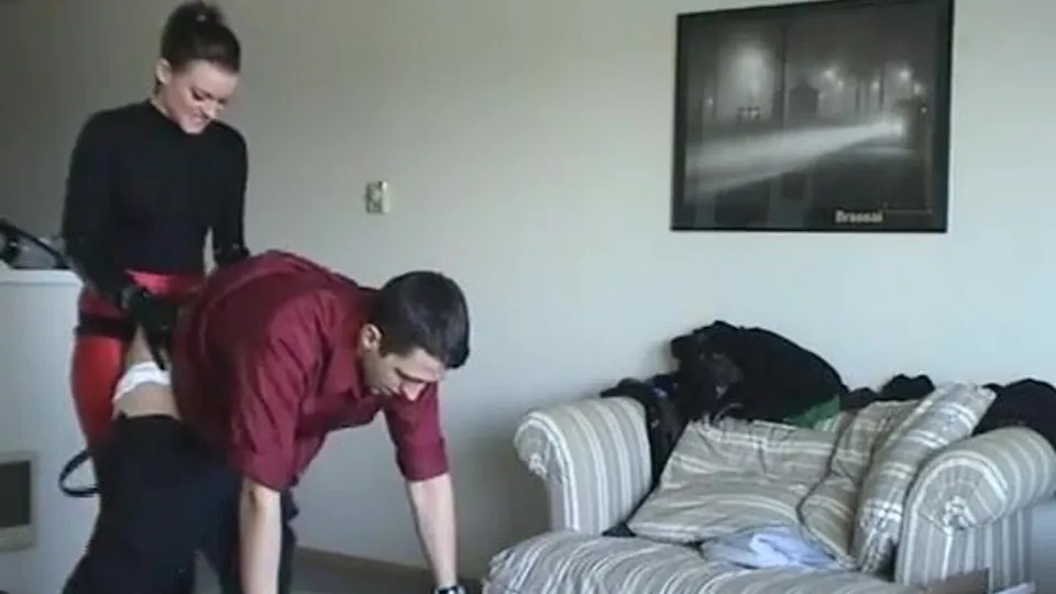 Mistress is pegging a random guy - ThisVid.com