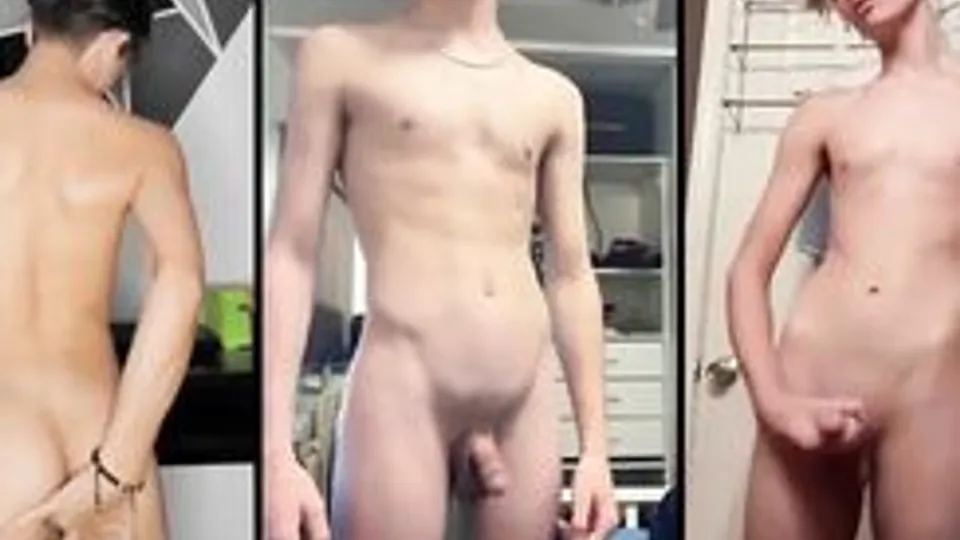 MIX young twinks - three gems together