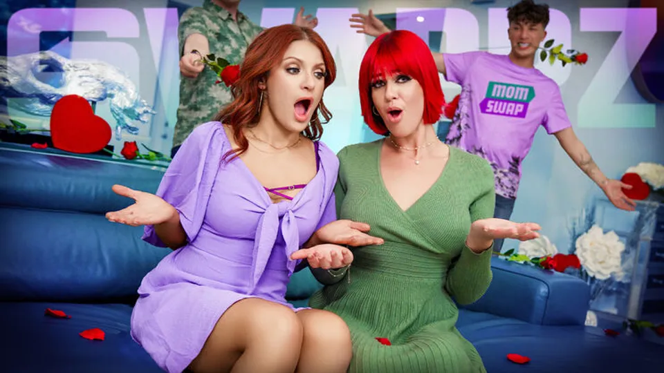 Mom Swap - Jimmy MichaelsEthan SeeksElise LondonSamanthasinz - Sloppy Valentineu2019s Day Mom Swap 