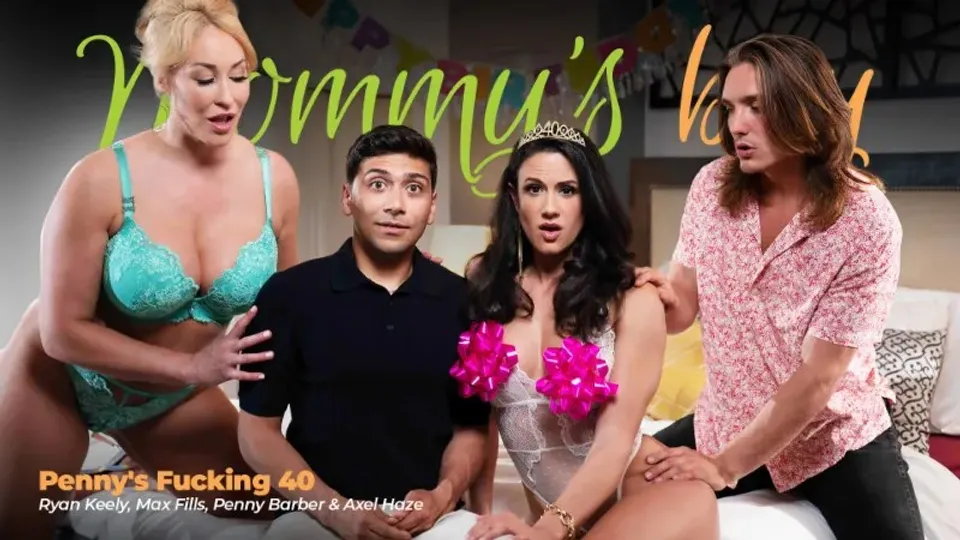 Ryan Keely y Penny Barber en Trío de MILF