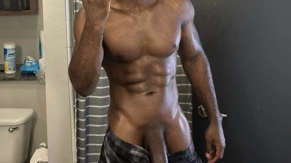 *MONSTER* BBC cums hands-free - ThisVid.com