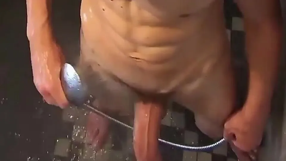 Monster cock in shower - ThisVid.com