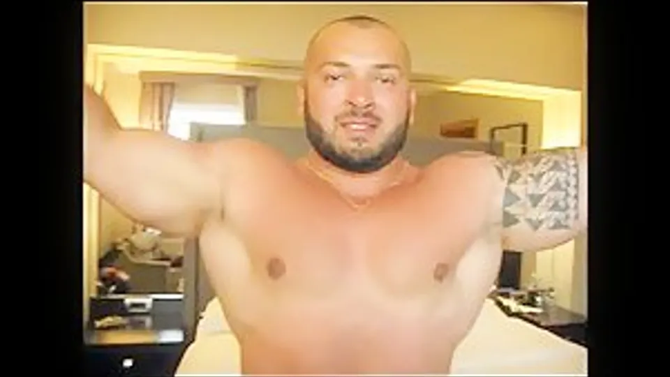 Bear Shows Off Muscles