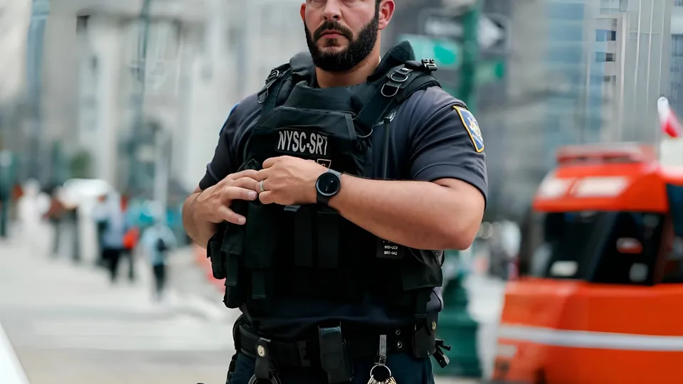 Muscle Daddy Cop's Hot Solo Video - ThisVid.com