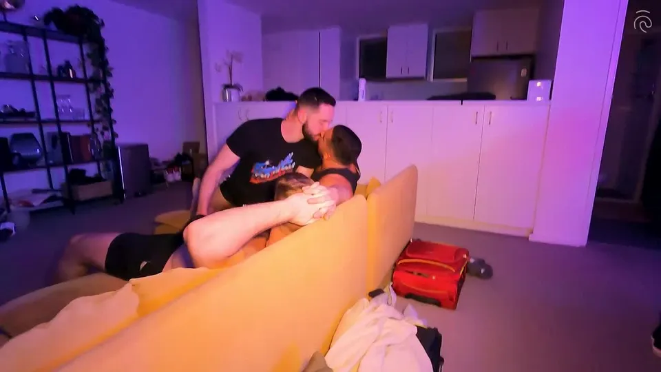Muscle Mary Threesome - Gabe Woods, Jay Rock Mtl & Sam Brownell.mp4