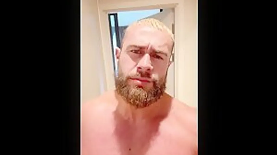 Muscle master showing cock