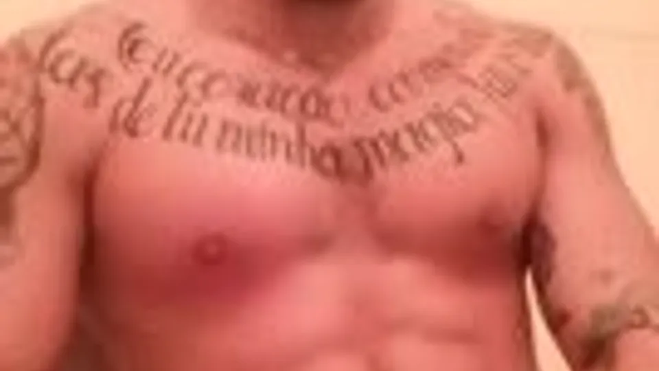 Muscle tattoo blonde jerk cum - ThisVid.com