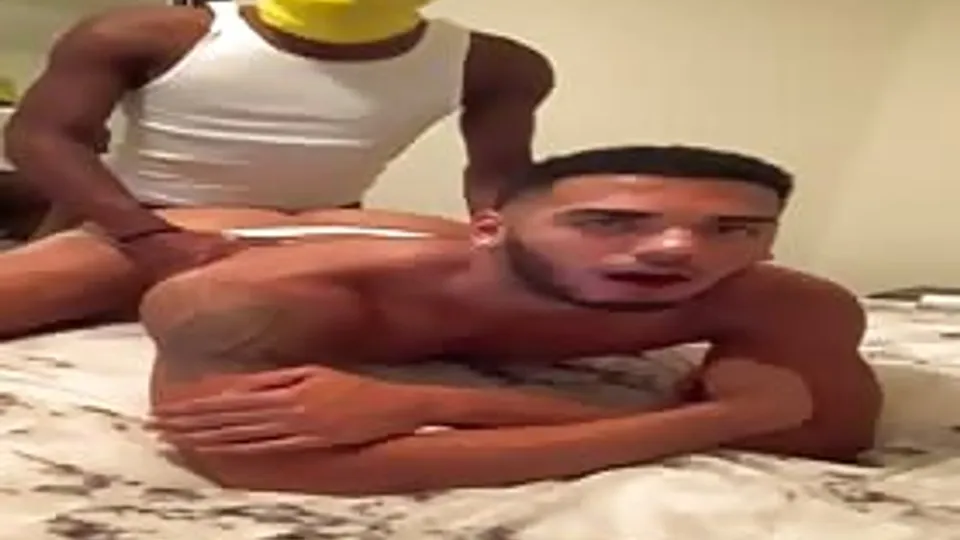 My masked straight roommate pounding my horny ass
