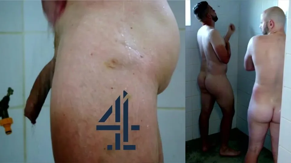 My massive * Channel 4 report in group shower - ThisVid.com