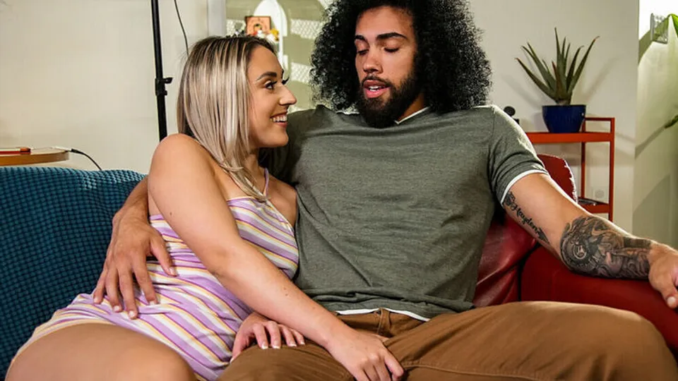 My Sisters Hot Friend - Brookie BlairJames Angel - Blonde cutie Brookie Blair takes her friends brothers big black cock 