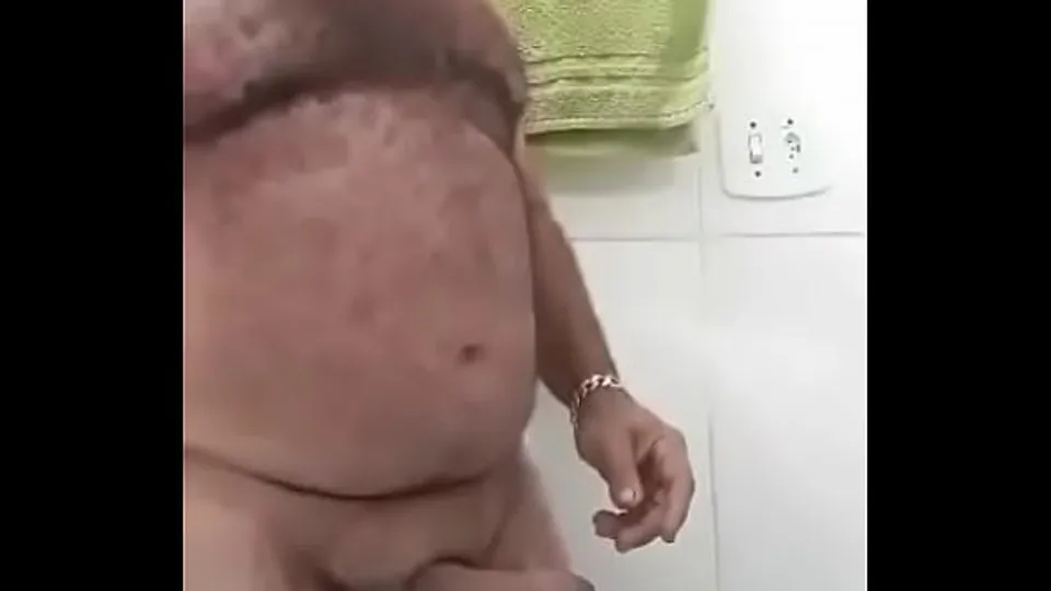 Uncle's Solo Handjob Session