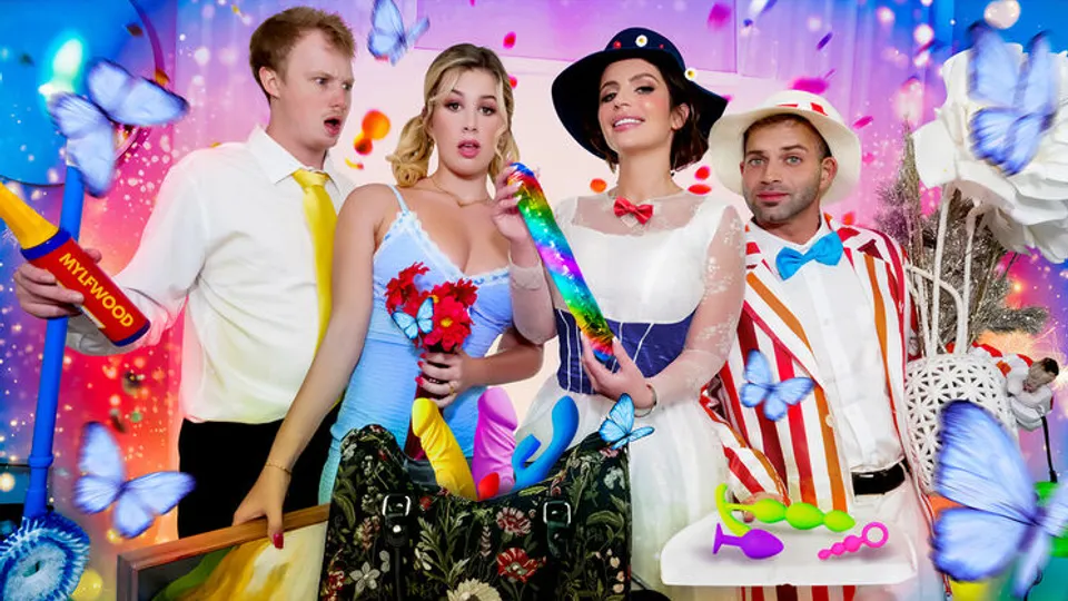 MYLFwood - Jimmy MichaelsNicky RebelAlexa PayneAshley Alexander - Merry Pussy Poppin 