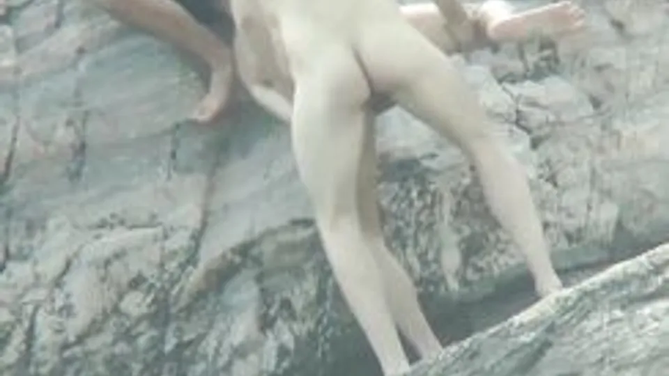 Naked guys bare fucking at the beach!