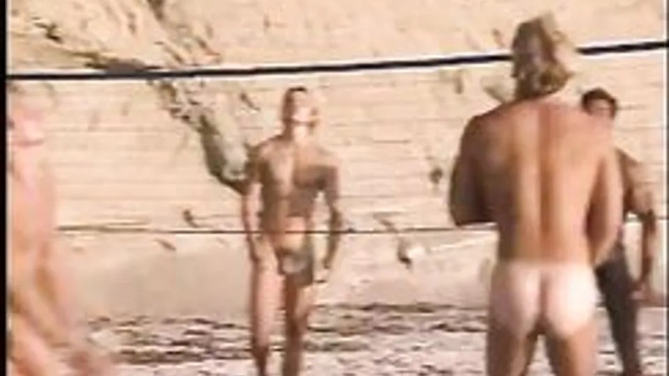 naked volleyball