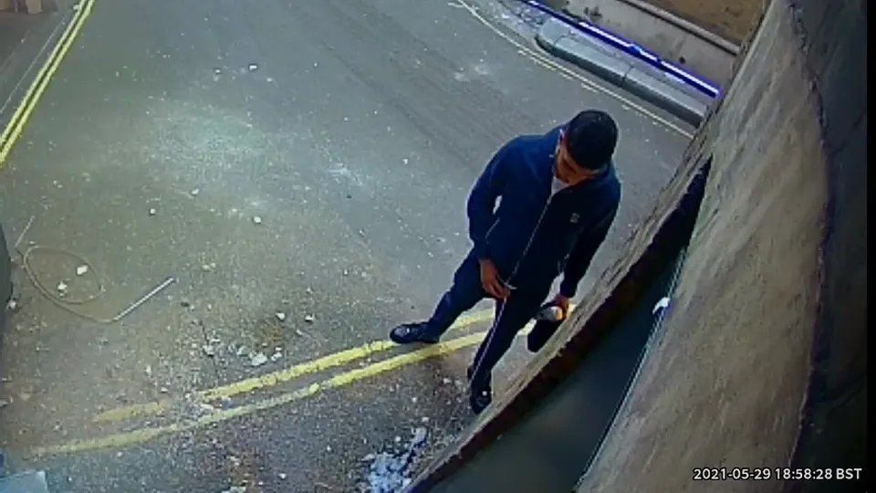 Caught Pissing in Yard