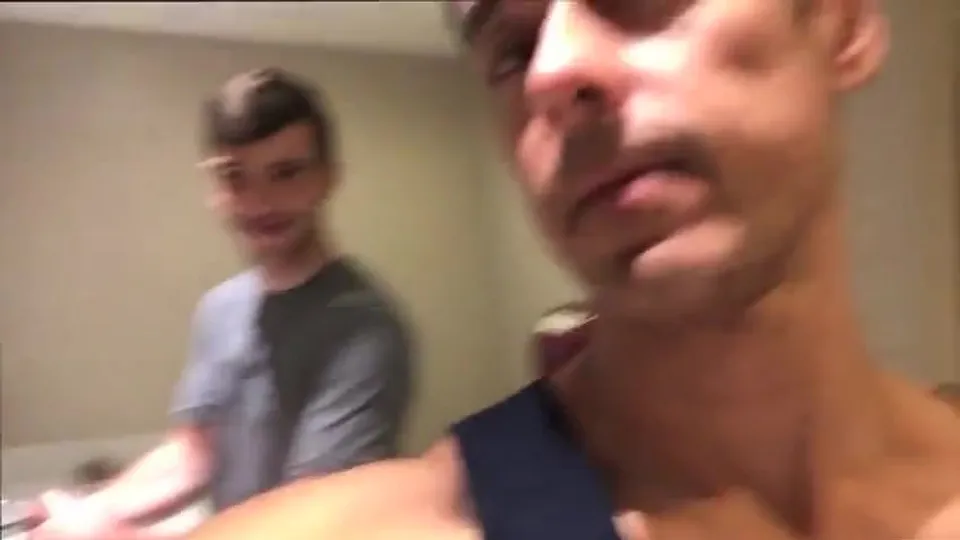Nasty piss-fuck in bathroom - ThisVid.com