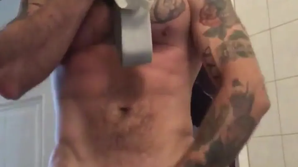 Horny Boy Sniffs and Cums