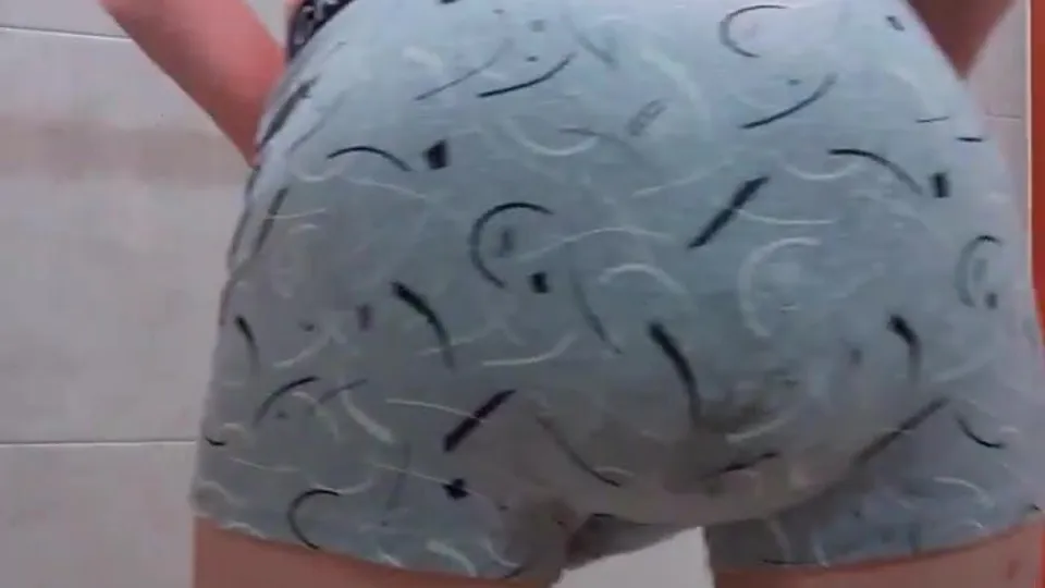 Naughty boy pees and shits in his boxers - ThisVid.com