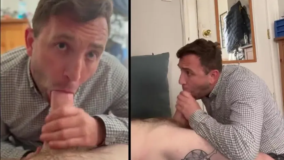 Secret Gay Encounter: Neighbor Dad Sucks Dick