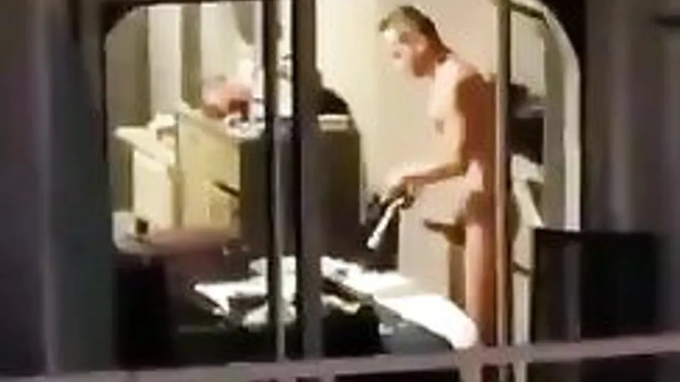 Neighbor on hidden camera