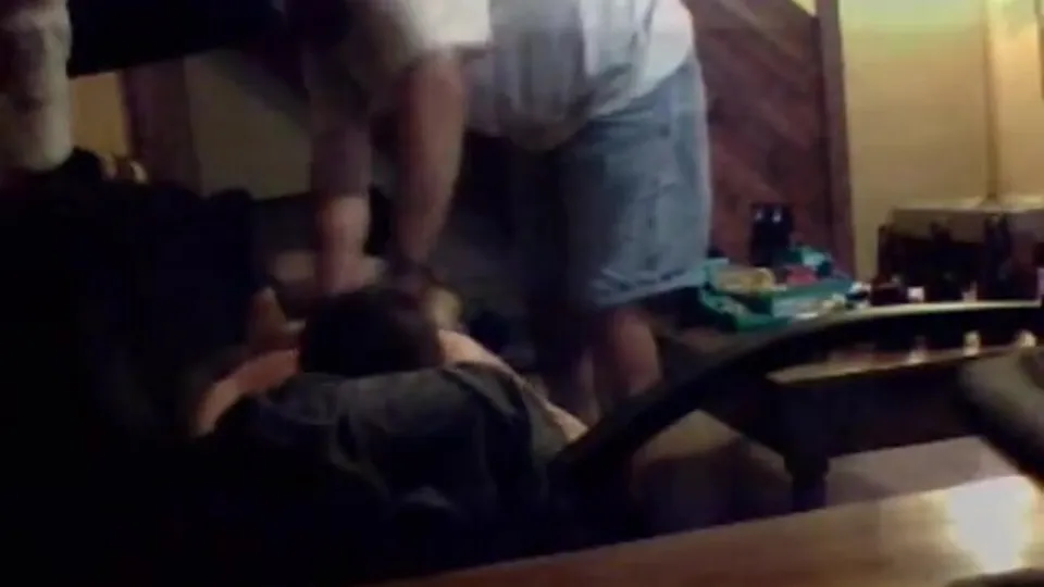 Neighborhood dads have some basement fun - ThisVid.com