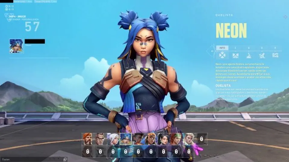 Neon - Valorant ryona - English/ Korean 한국어/ Español (es) & (latam)