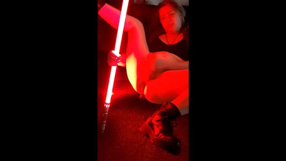 Nerdy TGirl Rey Cosplays Star Wars