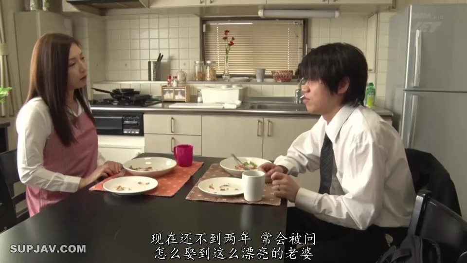 Housewife Feeds Husband Raw in Kitchen