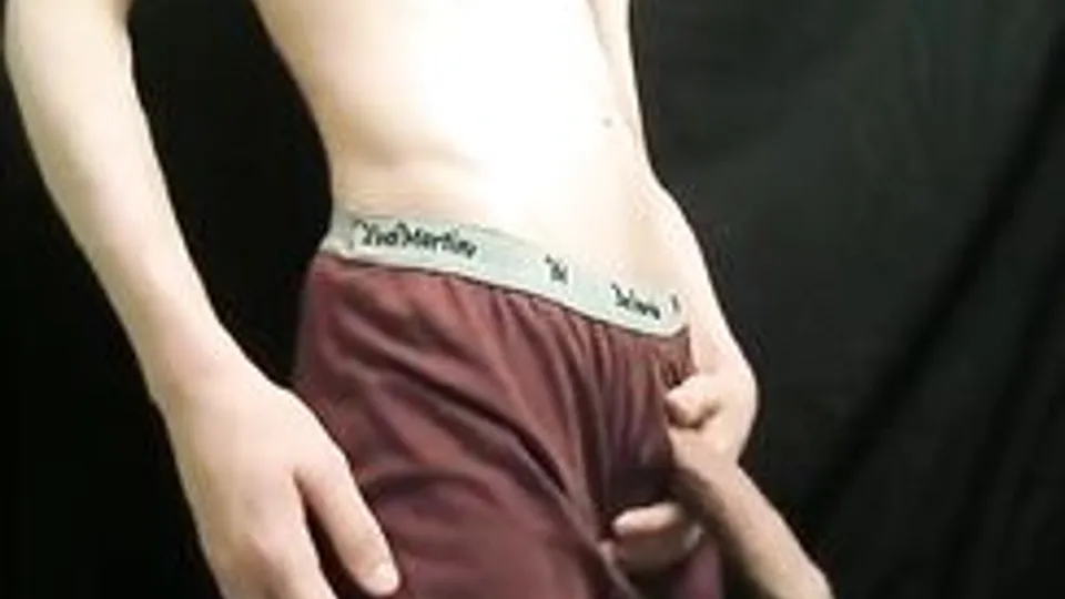 nice big cock and big cum shot