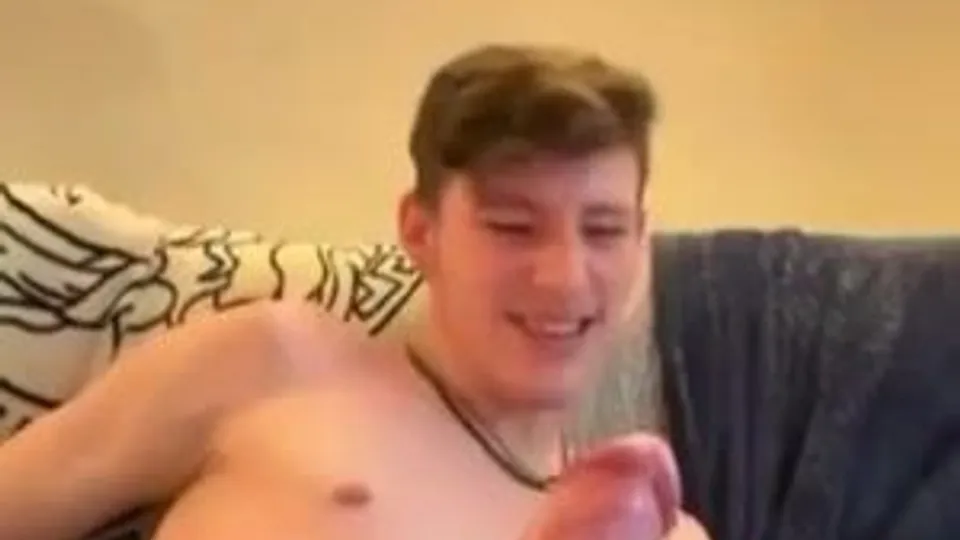 Nice boy with a horse dick cum