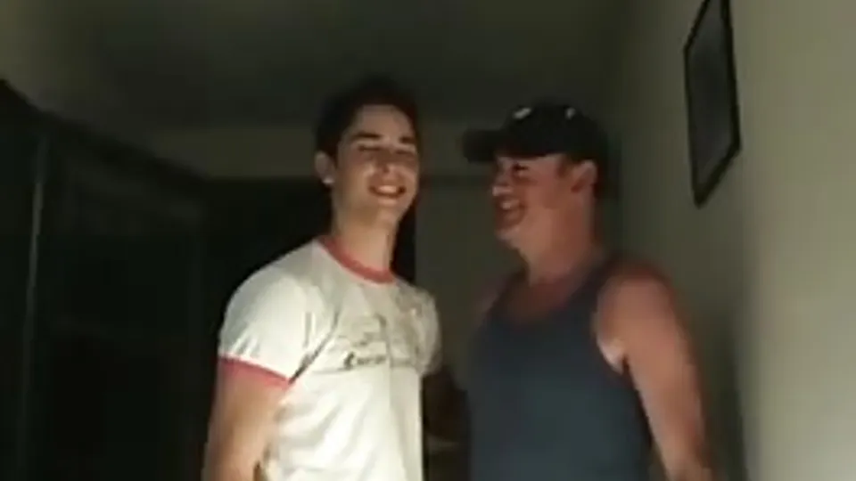 Nice young boy and older guy