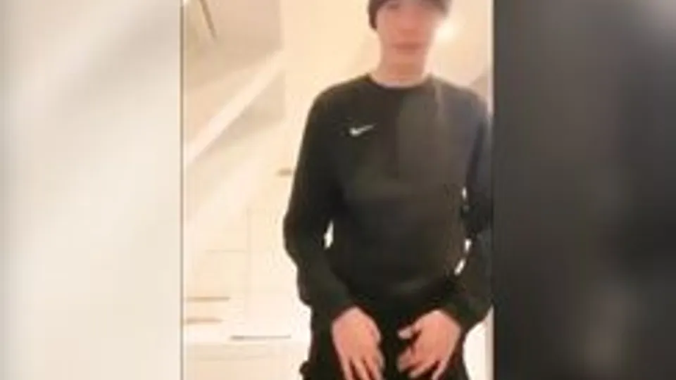 Nick in the bathroom