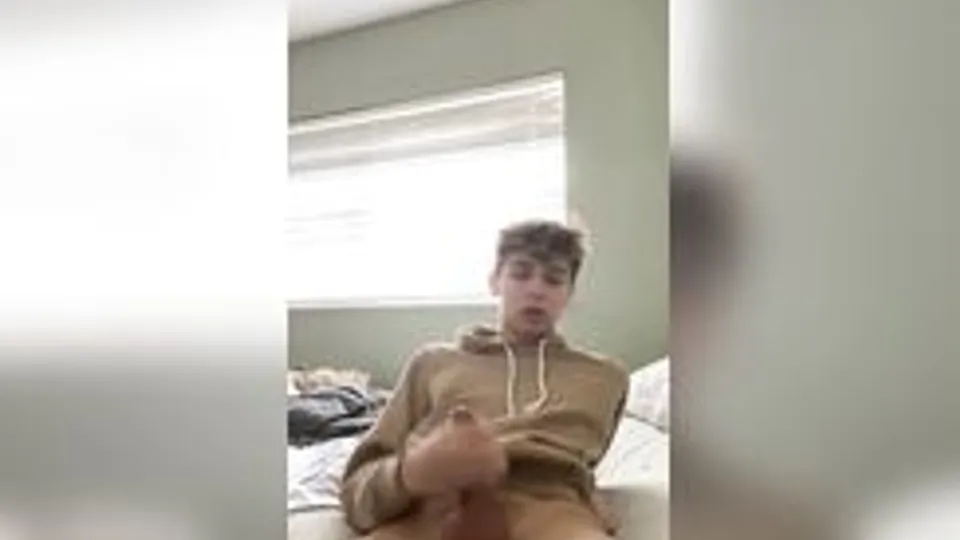 Cute Teen Boy Masturbates at Home